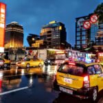 photo of cars on pavement